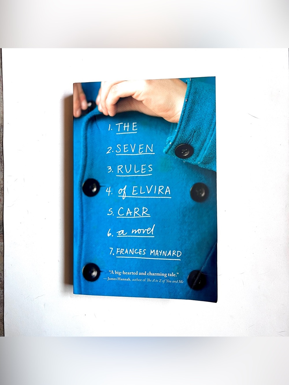 The Seven Rules of Elvira Carr By Frances Maynard  ISBN 978-1492-649274 pgs 390